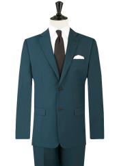  Teal Blue Mens Suits - SAM349SK