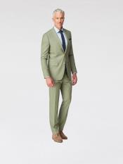   mens 2 Button Notch Lapel