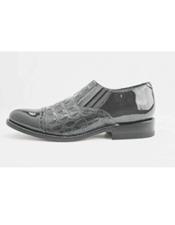   Mens Leather Sole Slip on