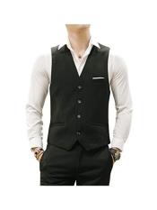 mensMatchingWaistcoatCausalSuitVests&PantsSet