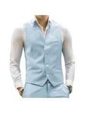 mensMatchingWaistcoatCausalSuitVests&PantsSet