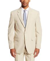   mens Tan Vest Suit Separates