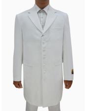 mensWhiteSingleBreastedSevenButtonZootSuits