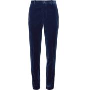  Mens Navy Blue Velvet Pants Slacks