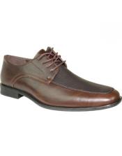  mens Matte Brown Shoe Lace Up