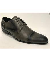  Mens Cap Toe Black Shoes