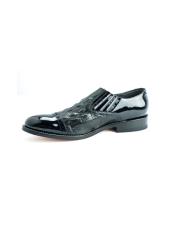  mens Two Tone Shoes Black