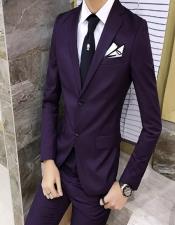  Mens Eggplant ~ Plum ~ Dark