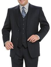 MensSuitSeparatesWoolFabricNavyBlueSuitByAlberto