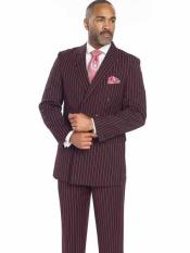 MensSuitSeparatesWoolFabricBlack/RedSuitByAlbertoNardoni