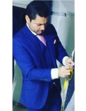 MensSuitSeparatesRoyalBlueSuitByAlbertoNardoniBrand