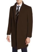  Mens Dark Brown Two Flap Front