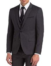  John Wick Grey Three Pieces Wool