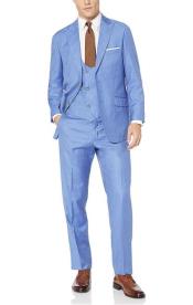  Mens Blue 57% Polyester 35% Viscose