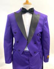  Steampunk Suit Outfit Costumes Purple ~ Black