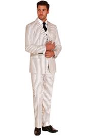  Mens Suit 3 Piece Plaid and