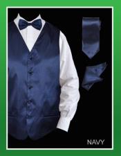  Mens Dark Blue Vest