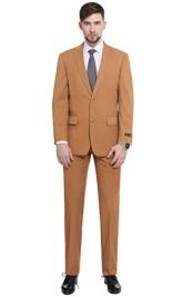  Rust 2 Button Suit - Wool