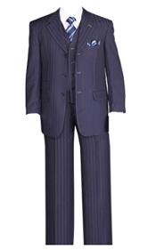  Mens Fancy Stripe High Fashion Suit