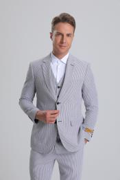 SeersuckerSuit-SummerSuit-CottonSuit-Gray