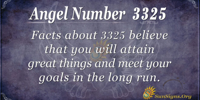 3325 angel number