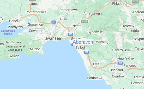 Aberavon Location Map