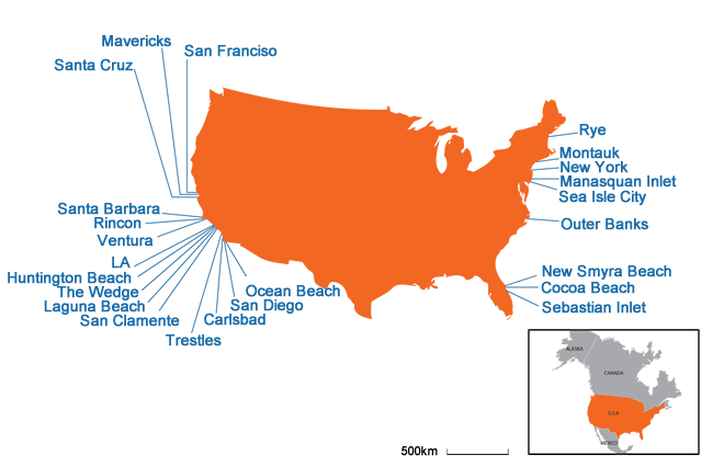 USA  - Country map image