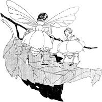 Fairies on a Leaf