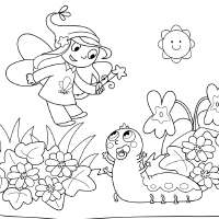 Fairy and Caterpillar