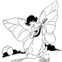 Fairy Playing Ukulele