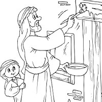 Moses Passover Coloring Pages