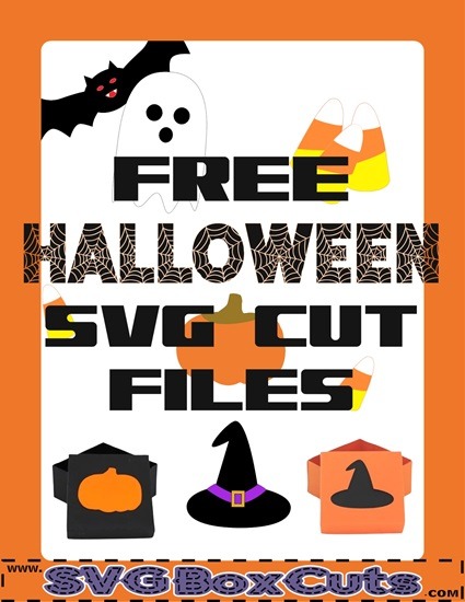 Free SVG Treat Boxes and Free SVG Images to be used for Halloween, Thanksgiving, and Fall craft projects.