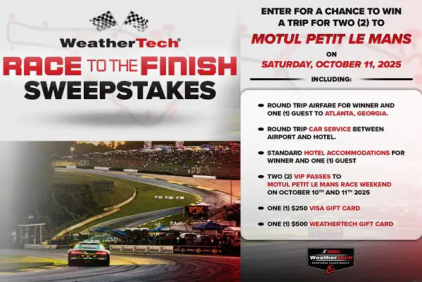 NBC WeatherTech SportsCar Championship Trip Giveaway