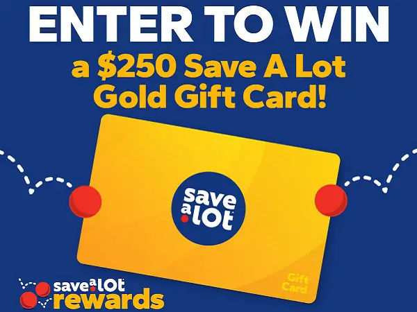 Save a Lot 2025 Golden Sweepstakes: Win a $250 Gift Card (18 Winners)