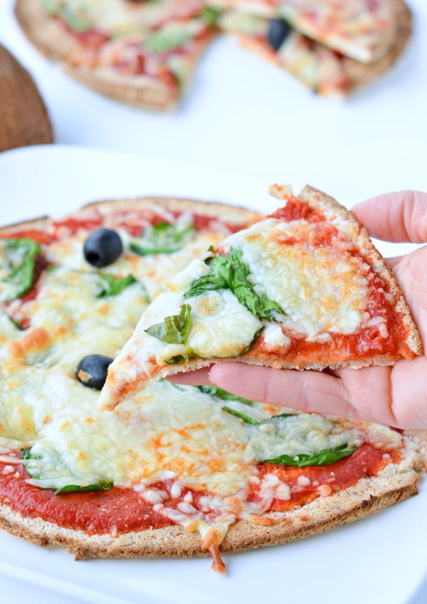 Coconut Flour Pizza Crust vegan gf