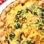 Florentine Quiche Spinach Mushroom Quiche recipe