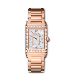 Jaeger-LeCoultre Grande Reverso Lady Ultra Thin Pink Gold Mother of Pearl Bracelet (3212102)