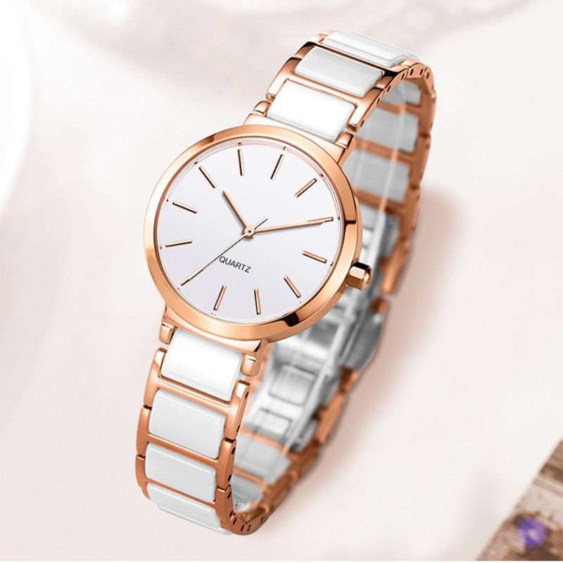 Womens Ceramic Watches Custom LOGO GF-7014