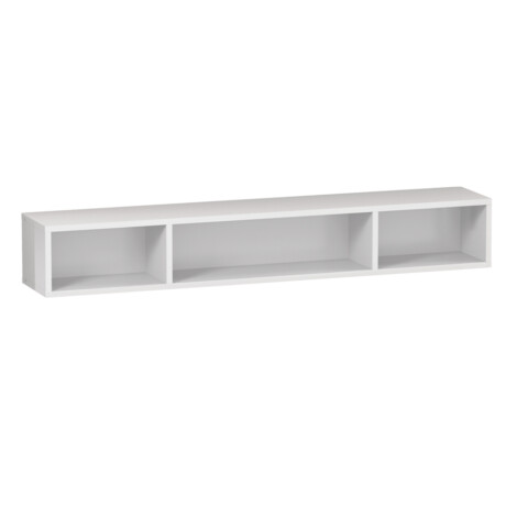 Duravit: L-Cube: Shelf: 3 Compartments; 12x80x14cm H/Gloss White #LC120008585 1