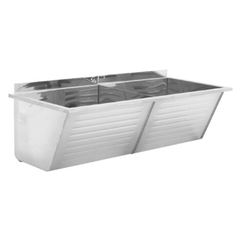 Franke Stainless Steel Double Laundry Sink + Waste 1