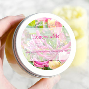 Honeysuckle Sugar Scrub by Tailored Soap