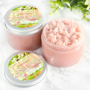 Strawberry Sugar Scrub by Tailored Soap