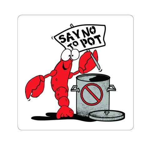 Say No To Pot Sticker