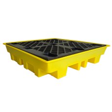 4 Drum Spill Pallet, Low Profile