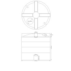 13,000 Litre Water tank