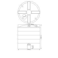 15,000 Litre Water tank, Non-Potable