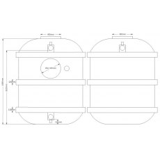 2800 Litre Underground Potable Water Tank