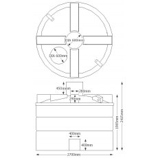 10,000 Litre Underground Potable Water Tank