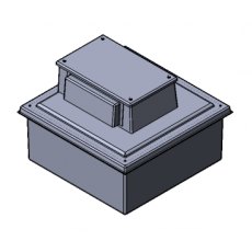 500 Litre Type AB Air Gap GRP Fire Water Tank, Insulated, Cat 5