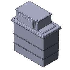 501 Litre GRP Fire Water Tank, Type AB Air Gap - One Piece Insulated, Cat 5